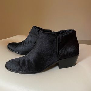 sam edelman pony hair ankle boots